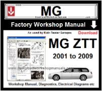 MG ZTT Workshop  Service Repair Manual Download